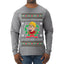 Fudge Around And Find Out Story Ugly Christmas Sweater Mens Long Sleeve Shirt