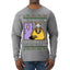 Holiday Armadillo Part Jewish TV Show Ugly Christmas Sweater Mens Long Sleeve Shirt