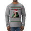This Is My Ugly Sweater Funny Santa Kamala Harris Ugly Christmas Sweater Mens Long Sleeve Shirt