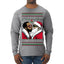 I Saw Diddy Kissing Santa Claus Funny Viral Music Meme Ugly Christmas Sweater Mens Long Sleeve Shirt