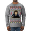 It's Not Christmas Until Hans Gruber Falls From Nakatomi Plaza Color Ugly Christmas Sweater Mens Long Sleeve Shirt