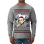 All I Want for Christmas are Sharks With Frickin Laser Beams Attached to their Heads Funny 90s 00s Comedy Movie Ugly Christmas Sweater Mens Long Sleeve Shirt