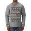Naughty Nice 41, Ugly Christmas Unisex Sweater List, Extra Festive, Ugly Christmas Sweater Mens Long Sleeve Shirt