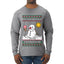 Just A Little Meltdown, Ugly Christmas Sweater Mens Long Sleeve Shirt