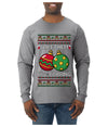 Big and Bobbing, Funny Ugly Christmas Sweater Unisex Mens Long Sleeve Shirt