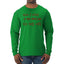 Die Hard Now I Have a Machine Gun Ho ho ho Christmas Mens Long Sleeve Shirt