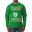 Under The Missle Toe Ugly Christmas Sweater Mens Long Sleeve Shirt