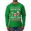 Pour Me Some Holiday Cheer Ugly Christmas Sweater Mens Long Sleeve Shirt