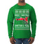 Cousin Eddie Merry Christmas Shitter's Full Ugly Christmas Sweater Mens Long Sleeve Shirt