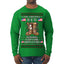 This Christmas RED Remember Everyone Deployed Veteran Ugly Christmas Sweater Mens Long Sleeve Shirt