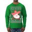 Feliz Navidad Puro Pinche Pari Funny Spanish Song Ugly Christmas Sweater Mens Long Sleeve Shirt