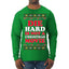 Die Hard is Not a Christmas Movie Classic, McClane Hans Nakatomi Plaza Xmas Party Holiday Movies Ugly Christmas Sweater Mens Long Sleeve Shirt