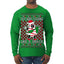 Out Here Looking Like a Snack Funny Cute Christmas Cookie Ugly Christmas Sweater Mens Long Sleeve Shirt