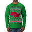 Trump 2024 Better Coverage than 5G Red Wave Landslide Ugly Christmas Sweater Mens Long Sleeve Shirt