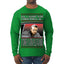All I Want for Christmas Is 55 Burgers 55 Fries 55 Tacos 55 Pies, Funny Viral I Think Tim TV Show Gen Z Alpha Brainrot Meme Ugly Christmas Sweater Mens Long Sleeve Shirt