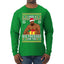 I Have A Big Package Meme Barry Wood Ugly Christmas Sweater Mens Long Sleeve Shirt