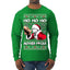 Friday Hood Santa  Ugly Christmas Sweater Mens Long Sleeve Shirt