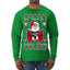 Try That In A Small Town Christmas Ugly Christmas Sweater Mens Long Sleeve Shirt