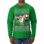 Merry Christmas Shitter's Full Ugly Christmas Sweater Mens Long Sleeve Shirt