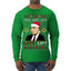 Just Got Litt Up Louis Tv Show Parody Ugly Christmas Sweater Mens Long Sleeve Shirt