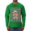 Out Here Looking Like a Snack Cute Xmas Cookie Ugly Christmas Sweater Mens Long Sleeve Shirt