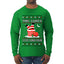This Santa Loves going down, Funny dirty Humor, Ugly Christmas Sweater Mens Long Sleeve Shirt