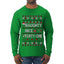 Naughty Nice 41, Ugly Christmas Unisex Sweater List, Extra Festive, Ugly Christmas Sweater Mens Long Sleeve Shirt