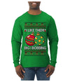 Big and Bobbing, Funny Ugly Christmas Sweater Unisex Mens Long Sleeve Shirt