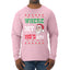 Where my Hos At Santa Funny Ugly Christmas Sweater Mens Long Sleeve Shirt