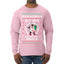 Out Here Looking Like A Snack Cookie Ugly Christmas Sweater Mens Long Sleeve Shirt
