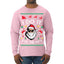 I Do It for the Hos Funny Santa Claus Ugly Christmas Sweater Mens Long Sleeve Shirt