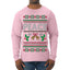 Peace Ugly Christmas Sweater Mens Long Sleeve Shirt