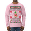Good News I Saw a Dog Today Funny Ugly Christmas Sweater Mens Long Sleeve Shirt