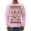 Better Not Pout, Cute Sad Santa Cats | Funny Ugly Christmas Sweater Mens Long Sleeve Shirt