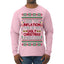 Due to Inflation This is My Ugly Christmas Sweater | Funny Ugly Christmas Sweater Mens Long Sleeve Shirt