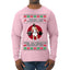 Jesus the Ultimate Deadlifter Funny Ugly Christmas Sweater Mens Long Sleeve Shirt