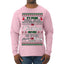 Serial Killer Docs or Christmas Movies Slaying Sleighing Ugly Christmas Sweater Mens Long Sleeve Shirt