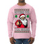 Nothing For You Whore Funny Vulgar Santa Claus Ugly Christmas Sweater Mens Long Sleeve Shirt