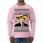 Feliz Navidad Mi Amigos Funny President Ugly Christmas Sweater Mens Long Sleeve Shirt