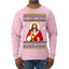 Put Christ Back In Christmas Ugly Christmas Sweater Mens Long Sleeve Shirt