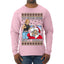 That Santa Mother F Isn't Real Ugly Christmas Sweater Mens Long Sleeve Shirt