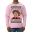 Shut Up Hippy It's Christmas Ugly Christmas Sweater Mens Long Sleeve Shirt