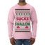 This Ugly Sweater Sucks But I Swallow Ugly Christmas Sweater Mens Long Sleeve Shirt