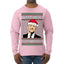 Treason's Greetings Biden President Humor Ugly Christmas Sweater Mens Long Sleeve Shirt