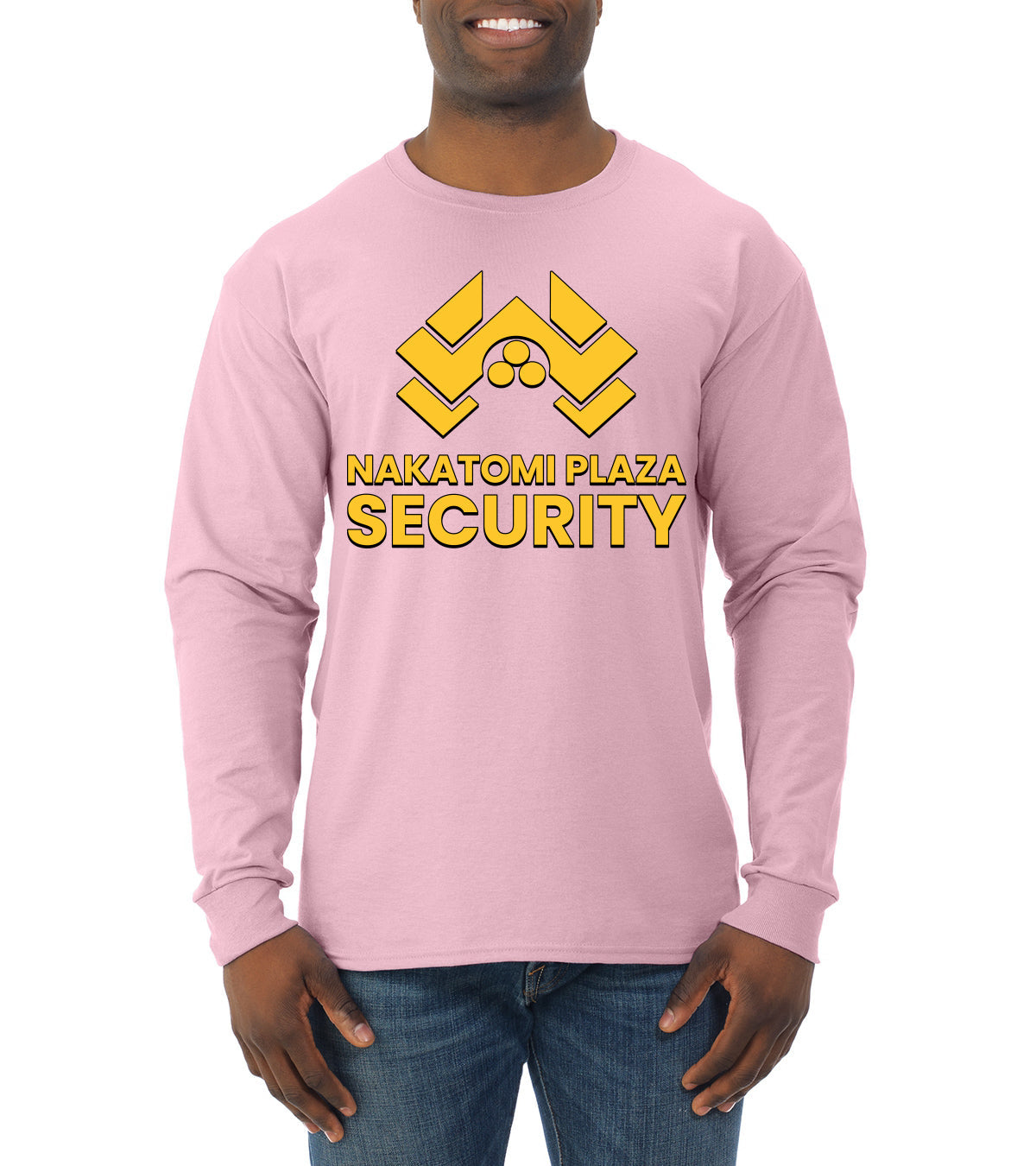 Nakatomi Plaza Security Movie Christmas Mens Long Sleeve Shirt