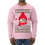 Oh Fudge Funny Story Ugly Christmas Sweater Mens Long Sleeve Shirt