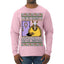 Holiday Armadillo Part Jewish TV Show Ugly Christmas Sweater Mens Long Sleeve Shirt