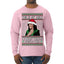 This Is My Ugly Sweater Funny Santa Kamala Harris Ugly Christmas Sweater Mens Long Sleeve Shirt