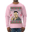 Watch It Santa Funny Paulie Italian Mafia TV Show Ugly Christmas Sweater Mens Long Sleeve Shirt