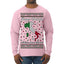 Buon Natale e Felice Anno Nuovo! Merry Christmas and Happy New Year Ugly Christmas Sweater Mens Long Sleeve Shirt